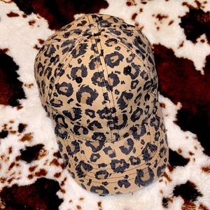 Leopard print hat